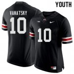 NCAA Ohio State Buckeyes Youth #10 Danny Vanatsky Black Nike Football College Jersey WVE3245MB